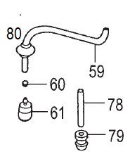 (image for) Fuel Lines Kit - Grommets Lines Filter and Clamp 23 24 25 30 33